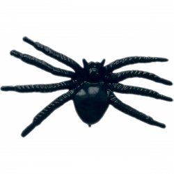 køb Edderkop Plastik 5 cm - Sort (Spider 5 cm Black) - Dekoration billigt tilbud online