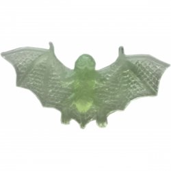 køb Flagermus Plastik Selvlysende 4 cm - Klar / Gennemsigtig (bat 4 cm Glow-in-the-dark) - Dekoration billigt tilbud online
