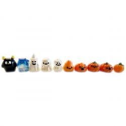 køb Muto Halloween Minifigur 10 Stk. - Pakke 1 - Dekoration billigt tilbud online