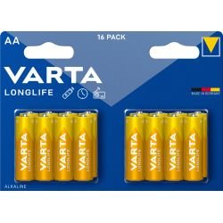 køb Varta Longlife Aa 16 Pack (ch) - Batteri billigt tilbud online