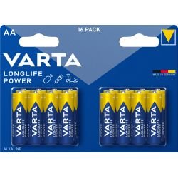 køb Varta Longlife Power Aa 16 Pack (b) - Batteri billigt tilbud online
