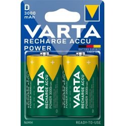 køb Varta Recharge Charge Accu Power D 3000mah 2 Pack - Batteri billigt tilbud online