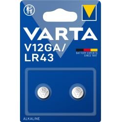køb Varta V12ga/lr43 Alkaline 2 Pack - Batteri billigt tilbud online